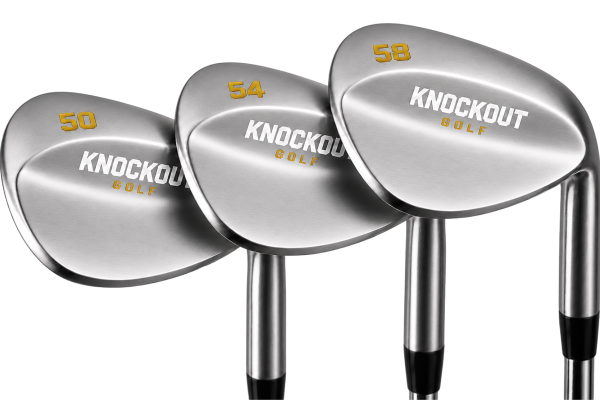 KNOCKOUT 50, 54 AND 58 DEGREE WEDGE SET